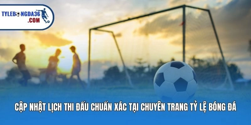 Cập nhật lịch thi đấu chuẩn xác tại chuyên trang Tỷ lệ bóng đá